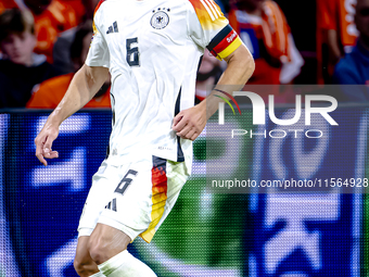 Germany midfielder Joshua Kimmich plays during the match between the Netherlands and Germany at the Johan Cruijff ArenA for the UEFA Nations...