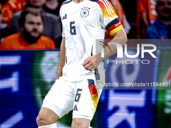 Germany midfielder Joshua Kimmich plays during the match between the Netherlands and Germany at the Johan Cruijff ArenA for the UEFA Nations...