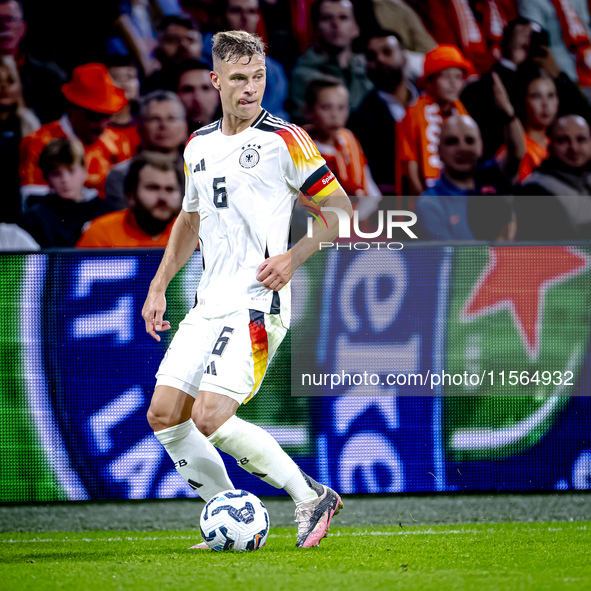 Germany midfielder Joshua Kimmich plays during the match between the Netherlands and Germany at the Johan Cruijff ArenA for the UEFA Nations...