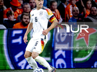 Germany midfielder Joshua Kimmich plays during the match between the Netherlands and Germany at the Johan Cruijff ArenA for the UEFA Nations...