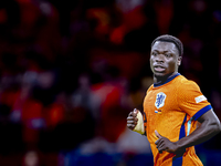 Netherlands forward Brian Brobbey plays during the match between the Netherlands and Germany at the Johan Cruijff ArenA for the UEFA Nations...