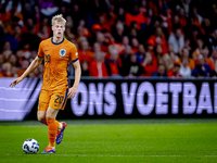 Netherlands defender Jan-Paul van Hecke plays during the match between the Netherlands and Germany at the Johan Cruijff ArenA for the UEFA N...