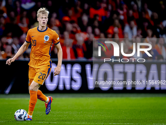 Netherlands defender Jan-Paul van Hecke plays during the match between the Netherlands and Germany at the Johan Cruijff ArenA for the UEFA N...