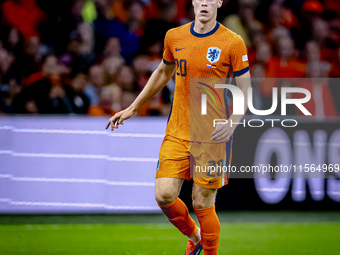 Netherlands defender Jan-Paul van Hecke plays during the match between the Netherlands and Germany at the Johan Cruijff ArenA for the UEFA N...