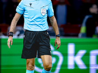 Referee Davide Massa officiates the match between the Netherlands and Germany at the Johan Cruijff ArenA for the UEFA Nations League, League...