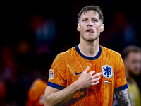 Netherlands forwarder Wout Weghorst plays during the match between the Netherlands and Germany at the Johan Cruijff ArenA for the UEFA Natio...