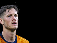 Netherlands forwarder Wout Weghorst plays during the match between the Netherlands and Germany at the Johan Cruijff ArenA for the UEFA Natio...