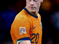 Netherlands defender Jan-Paul van Hecke plays during the match between the Netherlands and Germany at the Johan Cruijff ArenA for the UEFA N...