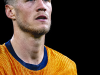 Netherlands forwarder Wout Weghorst plays during the match between the Netherlands and Germany at the Johan Cruijff ArenA for the UEFA Natio...