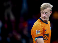 Netherlands defender Jan-Paul van Hecke plays during the match between the Netherlands and Germany at the Johan Cruijff ArenA for the UEFA N...