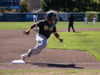 The Yolo High Wheelers (14) beat the Oakland Ballers (4) in game 1 (round 1) of the Pioneer Baseball League's playoffs in Davis, Calif., on...