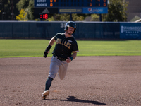 The Yolo High Wheelers (14) beat the Oakland Ballers (4) in game 1 (round 1) of the Pioneer Baseball League's playoffs in Davis, Calif., on...