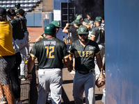 The Yolo High Wheelers (14) beat the Oakland Ballers (4) in game 1 (round 1) of the Pioneer Baseball League's playoffs in Davis, Calif., on...