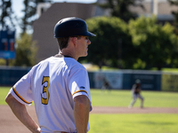 The Yolo High Wheelers (14) beat the Oakland Ballers (4) in game 1 (round 1) of the Pioneer Baseball League's playoffs in Davis, Calif., on...