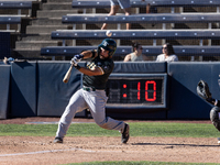 The Yolo High Wheelers (14) beat the Oakland Ballers (4) in game 1 (round 1) of the Pioneer Baseball League's playoffs in Davis, Calif., on...