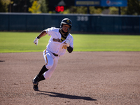 The Yolo High Wheelers (14) beat the Oakland Ballers (4) in game 1 (round 1) of the Pioneer Baseball League's playoffs in Davis, Calif., on...