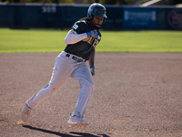 The Yolo High Wheelers (14) beat the Oakland Ballers (4) in game 1 (round 1) of the Pioneer Baseball League's playoffs in Davis, Calif., on...