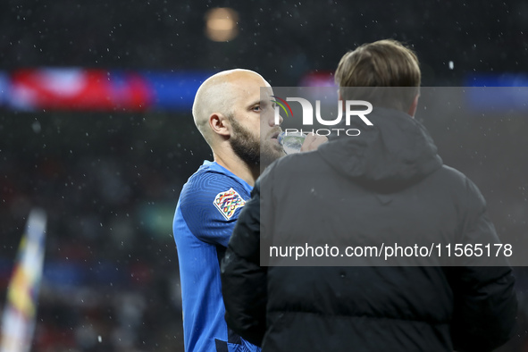 Teemu Pukki of Finland during the UEFA Nations League Group 2 match between England and Finland at Wembley Stadium in London, England, on Se...