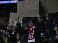 England fans during the UEFA Nations League Group 2 match between England and Finland at Wembley Stadium in London, England, on September 10...