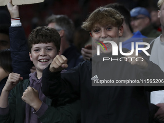 England fans during the UEFA Nations League Group 2 match between England and Finland at Wembley Stadium in London, England, on September 10...