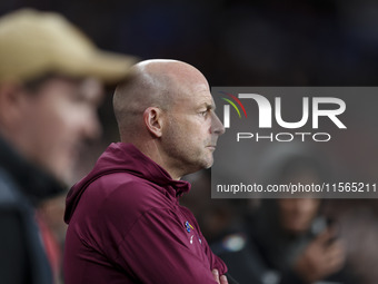 Lee Carsley serves as interim head coach of England during the UEFA Nations League Group 2 match between England and Finland at Wembley Stad...