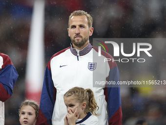 Harry Kane of England during the UEFA Nations League Group 2 match between England and Finland at Wembley Stadium in London, England, on Sep...