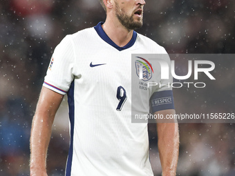 Harry Kane of England during the UEFA Nations League Group 2 match between England and Finland at Wembley Stadium in London, England, on Sep...