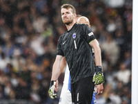 Lukas Hradecky of Finland during the UEFA Nations League Group 2 match between England and Finland at Wembley Stadium in London, England, on...