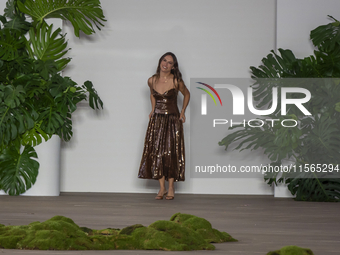 Designer Patricia Bonaldi walks the runway finale at the PatBo show during New York Fashion Week in New York City, United States, on Septemb...