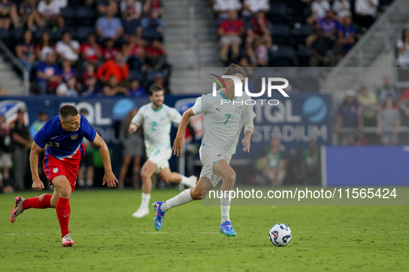 New Zealand's Matthew Garbett is seen during the friendly soccer match between the United States Men's National Team and New Zealand at TQL...