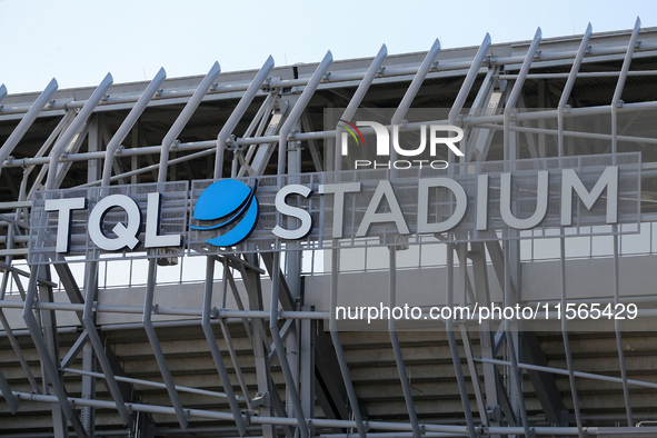 TQL Stadium is seen prior to the start of the friendly soccer match between the United States Men's National Team and New Zealand in Cincinn...