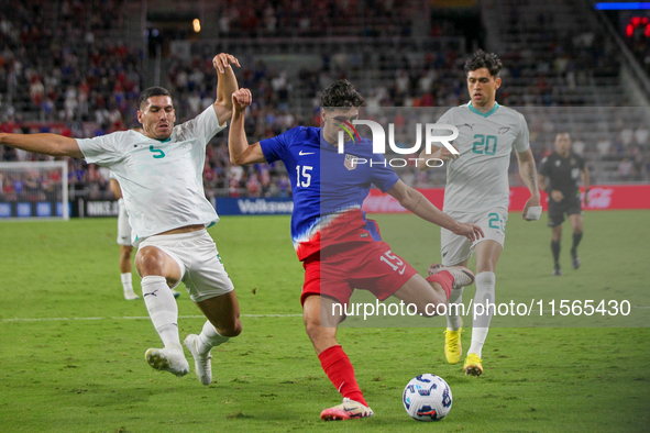 Johnny Cardoso of the USA is seen during the friendly soccer match between the United States Men's National Team and New Zealand at TQL Stad...