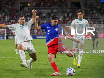 Johnny Cardoso of the USA is seen during the friendly soccer match between the United States Men's National Team and New Zealand at TQL Stad...