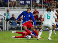 USA's Cade Cowell is seen during the friendly soccer match between the United States Men's National Team and New Zealand at TQL Stadium in C...