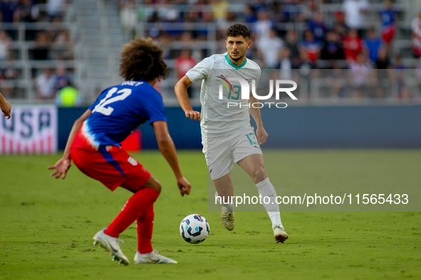 Liberato Cacace of New Zealand is seen during the friendly soccer match between the United States Men's National Team and New Zealand at TQL...