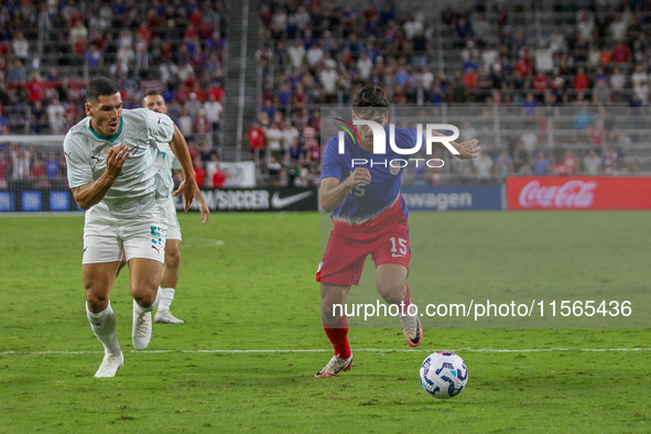 Johnny Cardoso of the USA is seen during the friendly soccer match between the United States Men's National Team and New Zealand at TQL Stad...