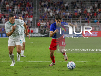 Johnny Cardoso of the USA is seen during the friendly soccer match between the United States Men's National Team and New Zealand at TQL Stad...