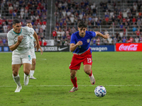 Johnny Cardoso of the USA is seen during the friendly soccer match between the United States Men's National Team and New Zealand at TQL Stad...