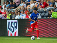 USA's Marlon Fossey is seen during the friendly soccer match between the United States Men's National Team and New Zealand at TQL Stadium in...