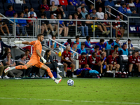 New Zealand goalie Max Crocombe is seen during the friendly soccer match between the United States Men's National Team and New Zealand at TQ...