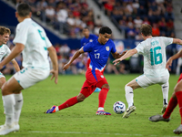 USA's Malik Tillman is seen during the friendly soccer match between the United States Men's National Team and New Zealand at TQL Stadium in...