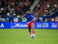 USA's Caleb Wiley is seen during the friendly soccer match between the United States Men's National Team and New Zealand at TQL Stadium in C...