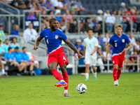 USA's Mark McKenzie is seen during the friendly soccer match between the United States Men's National Team and New Zealand at TQL Stadium in...