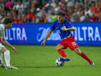 USA's Christian Pulisic is seen during the friendly soccer match between the United States Men's National Team and New Zealand at TQL Stadiu...