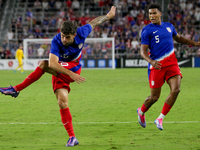 USA's Christian Pulisic is seen during the friendly soccer match between the United States Men's National Team and New Zealand at TQL Stadiu...