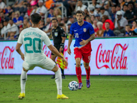 USA's Christian Pulisic is seen during the friendly soccer match between the United States Men's National Team and New Zealand at TQL Stadiu...