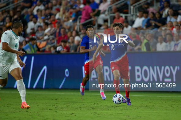 USA's Christian Pulisic is seen during the friendly soccer match between the United States Men's National Team and New Zealand at TQL Stadiu...