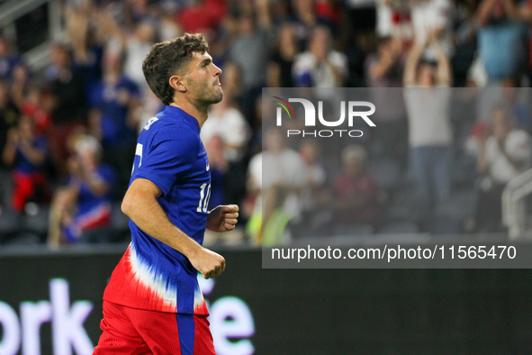 USA's Christian Pulisic is seen during the friendly soccer match between the United States Men's National Team and New Zealand at TQL Stadiu...