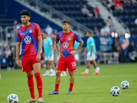 USA's Christian Pulisic is seen during the friendly soccer match between the United States Men's National Team and New Zealand at TQL Stadiu...