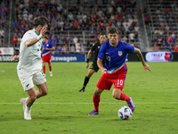 USA's Christian Pulisic is seen during the friendly soccer match between the United States Men's National Team and New Zealand at TQL Stadiu...